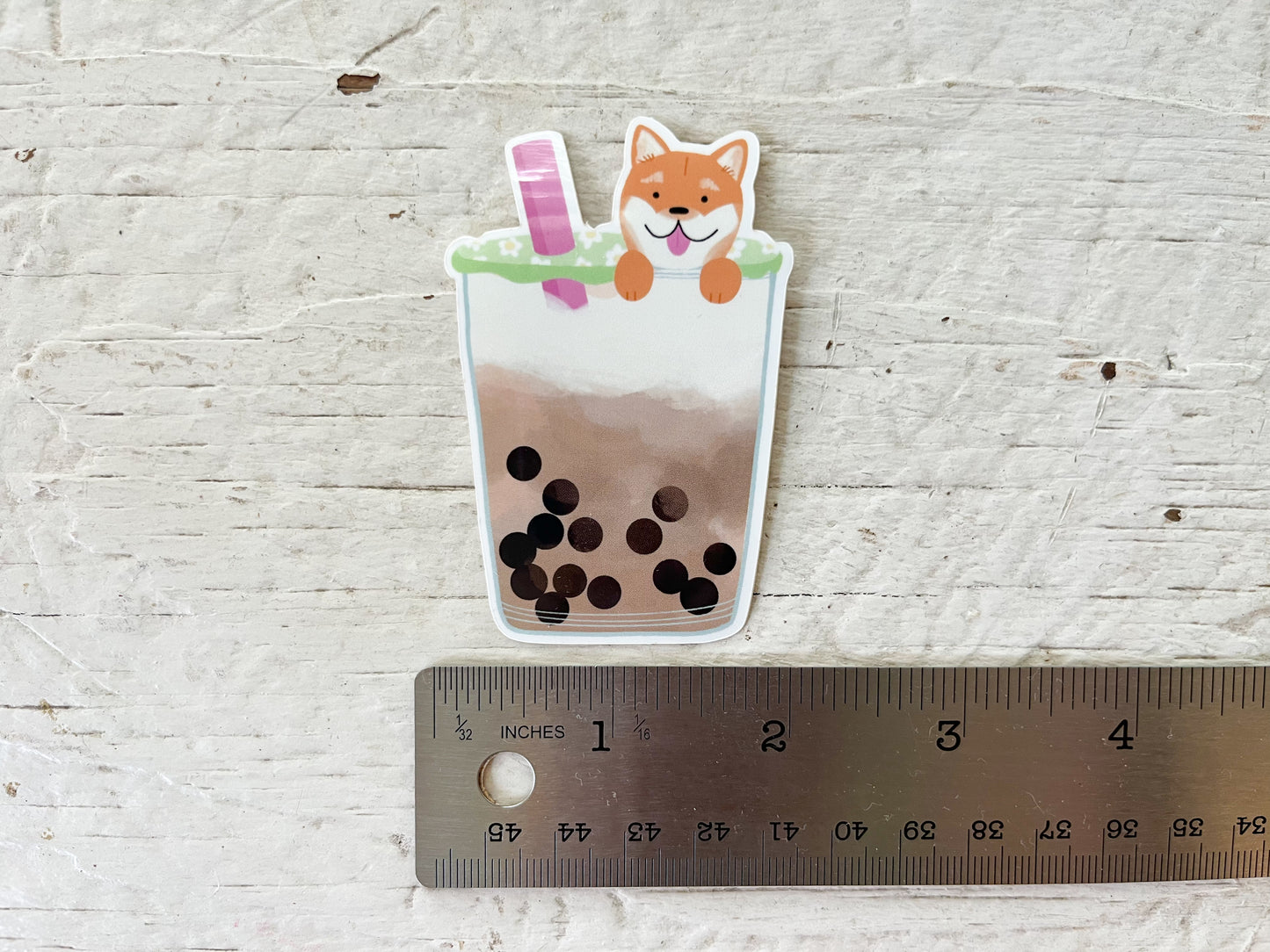 Boba Dog Sticker