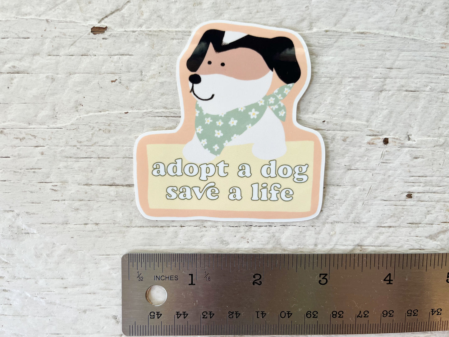 Adopt a Dog Save a Life Sticker