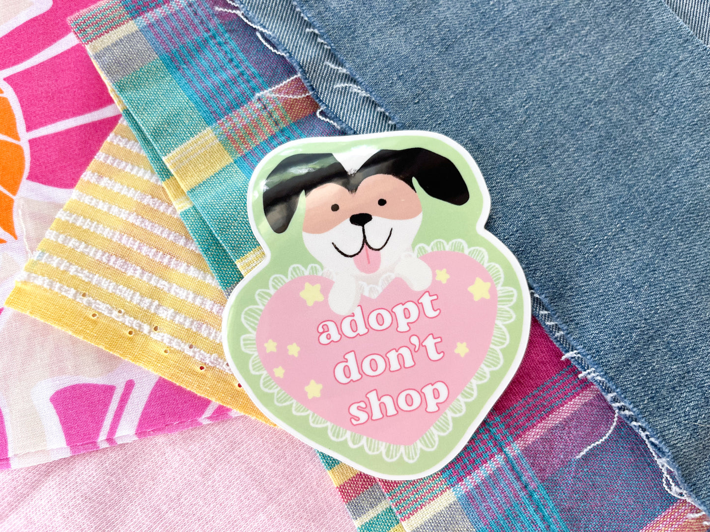 Adopt Don't Shop Sticker
