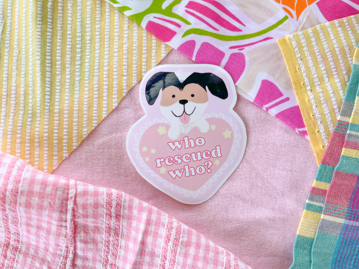 Who Rescued Who Sticker