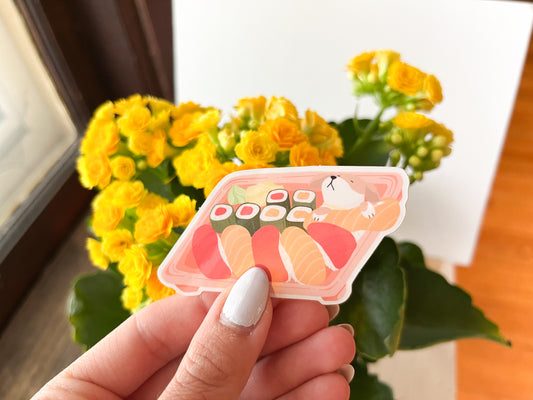 Sushi Dog Sticker