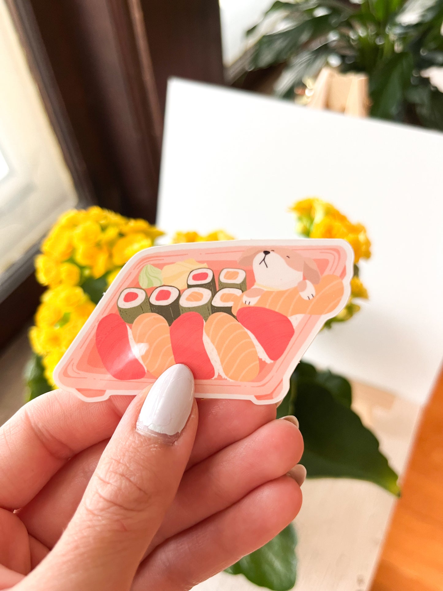 Sushi Dog Sticker