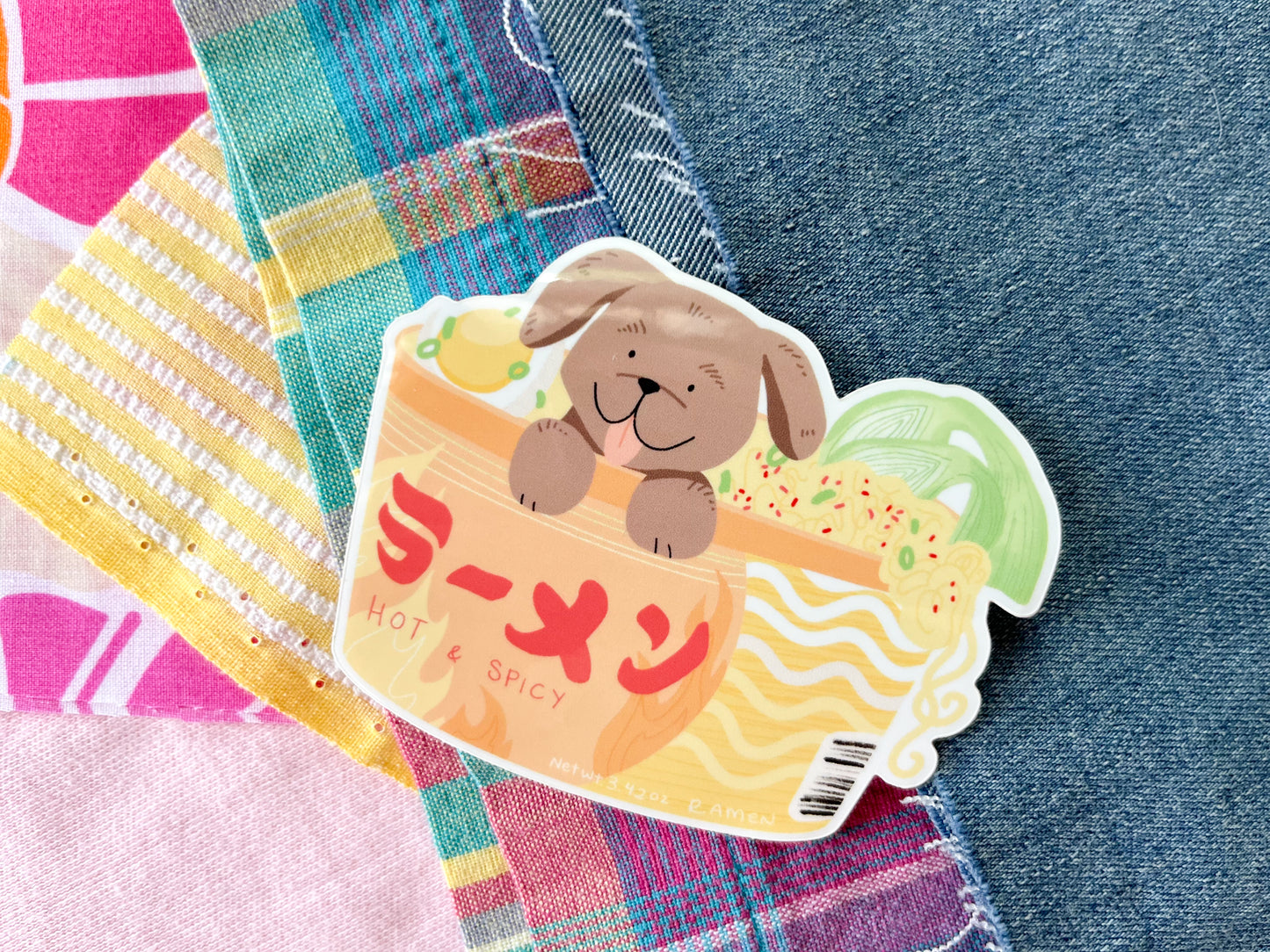Ramen Dog Sticker