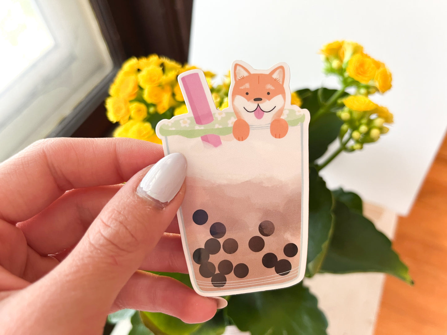Boba Dog Sticker