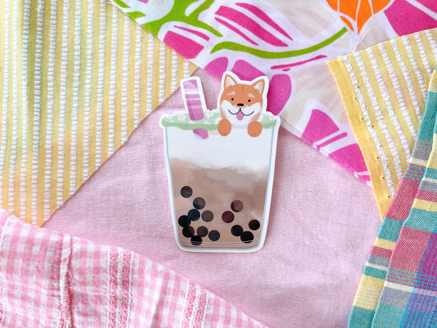 Boba Dog Sticker