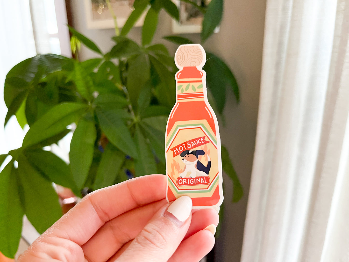 Hot Sauce Dog Sticker